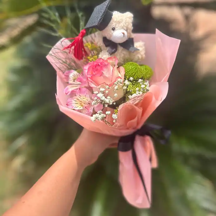 Rosa Solitária com Chaveirinho