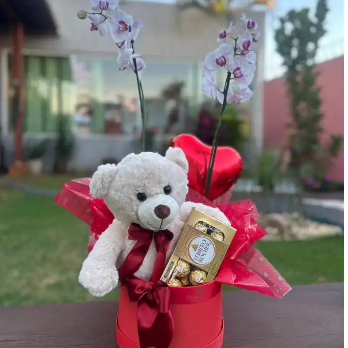 Box luxo orquidea